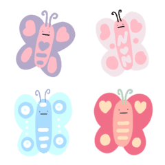 [LINE絵文字] Butterfly fly awayの画像