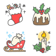 [LINE絵文字] かわいいクリスマス 絵文字の画像