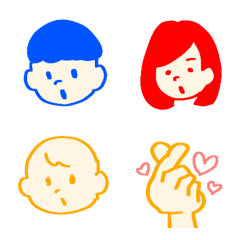 [LINE絵文字] 簡単使いやすい絵文字の画像