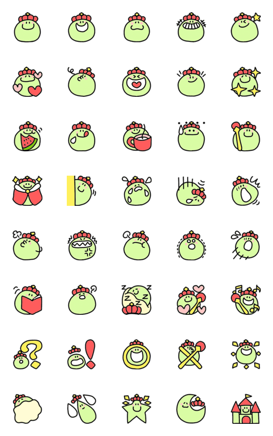 [LINE絵文字]あのファニーチーク by ano (国王)の画像一覧