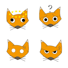 [LINE絵文字] Easy foxの画像