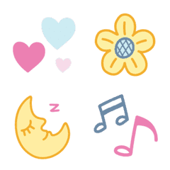 [LINE絵文字] Cute nature animated emojiの画像