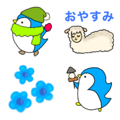 [LINE絵文字] Winter penchan emojiの画像