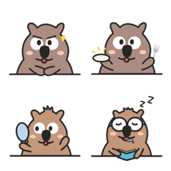 [LINE絵文字] little capybara emojiの画像