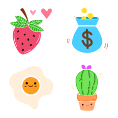 [LINE絵文字] Unite emoji cute cuteの画像