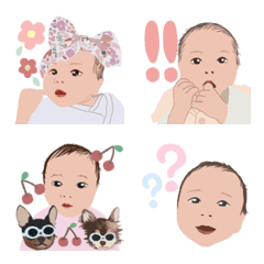 [LINE絵文字] まりりん絵文字_pomalinaの画像