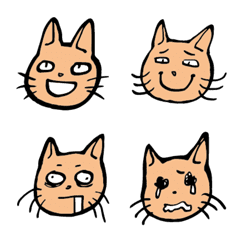 [LINE絵文字] pnm365:Cat Faceの画像