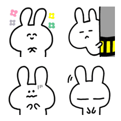 [LINE絵文字] えもじ。らびっとの画像