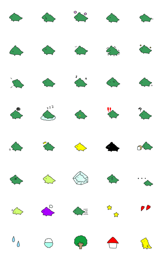[LINE絵文字]きょうりゅうさん。の画像一覧