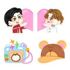[LINE絵文字] Emoji for boy love coupleの画像
