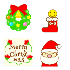 [LINE絵文字] 動く冬カラー絵文字❤キラキラクリスマス❤の画像