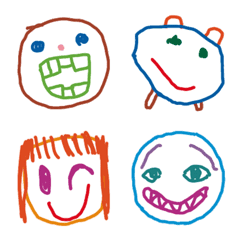[LINE絵文字] こども画伯 #13の画像