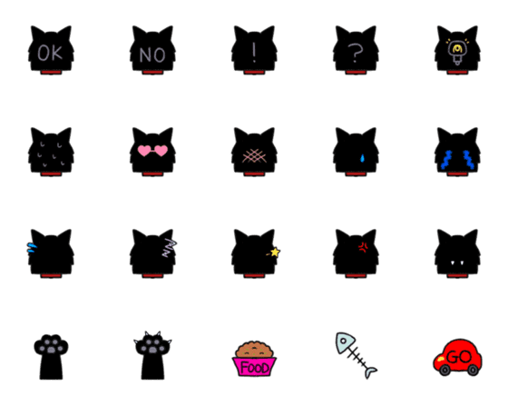 [LINE絵文字]ノワとの生活の画像一覧