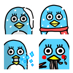 [LINE絵文字] ペンギン君の動くおもしろ絵文字 3 冬の画像