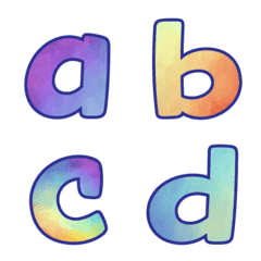 [LINE絵文字] Colorful Letters 5の画像