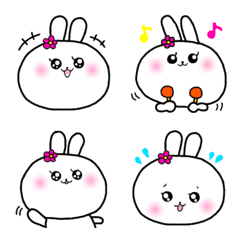 [LINE絵文字] うさこ♡絵文字の画像