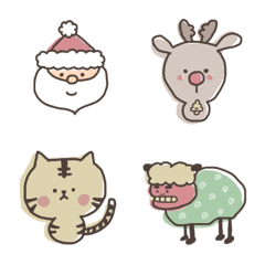 [LINE絵文字] Xmas♡お正月 寅の画像