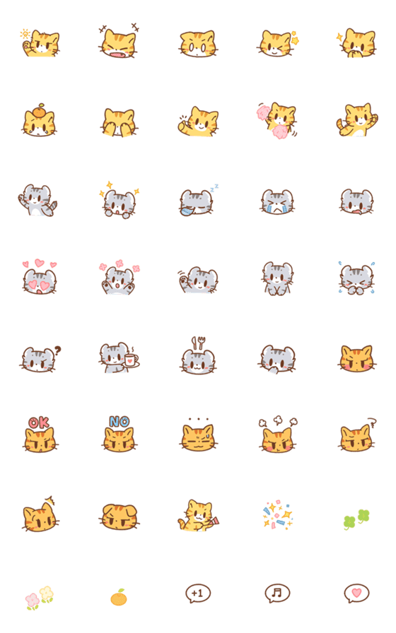 [LINE絵文字]MiuMiu Friends - daily Emojiの画像一覧