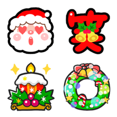 [LINE絵文字] 動いて飾ろう！クリスマス絵文字の画像