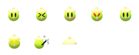 [LINE絵文字]Mr.Green soybeans. emojiの画像一覧