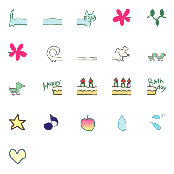 [LINE絵文字]つなげるの画像一覧