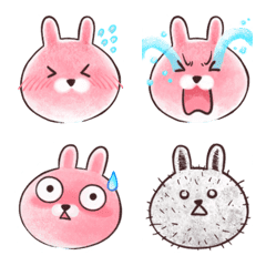 [LINE絵文字] Pikky Rabbi Emoji so cuteの画像