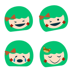 ボブガール[北欧]絵文字の絵文字メイン画像