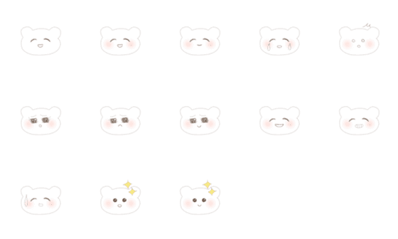 [LINE絵文字]Kuma 1の画像一覧