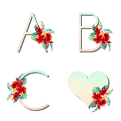 [LINE絵文字] hawaii aloha emoji13の画像