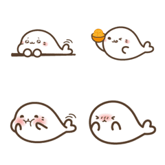 [LINE絵文字] happy sealの画像