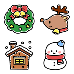 [LINE絵文字] クリスマスの絵文字【メリクリ】の画像