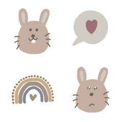 ゆるかわうさぎ⁎の絵文字メイン画像