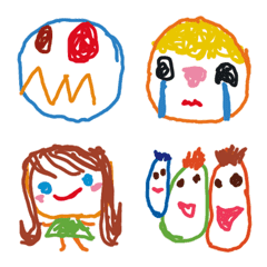 [LINE絵文字] こども画伯 #24の画像