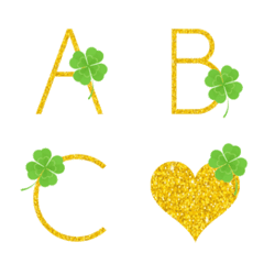 [LINE絵文字] CLOVER deco emojiの画像