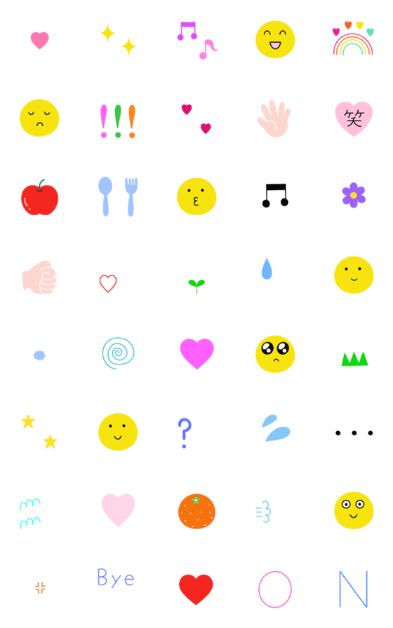 [LINE絵文字]♡ 動くsimple  ♡の画像一覧