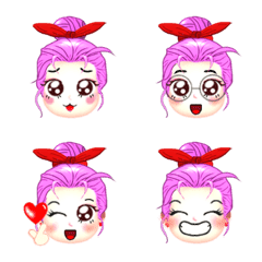 [LINE絵文字] Girl Emoji (2)の画像
