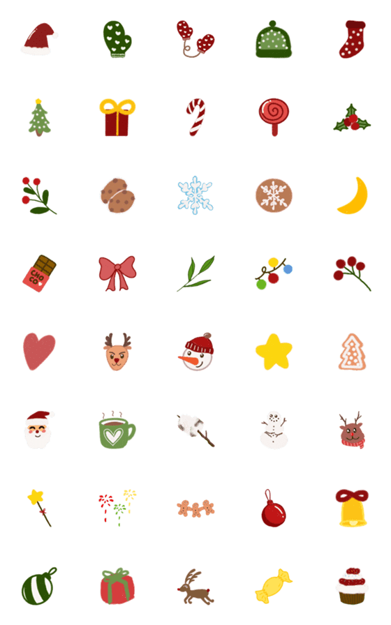 [LINE絵文字]Christmas Items by Gioraの画像一覧