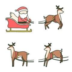 [LINE絵文字] Emoji DukDik Christmasの画像