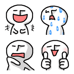 [LINE絵文字] ☆シンプルで面白い,うごく絵文字の画像