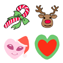 [LINE絵文字] ハートマンとクリスマスの画像