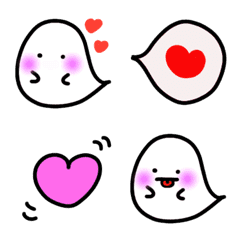 [LINE絵文字] しんぷる.おばけちゃんの画像