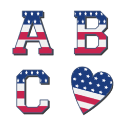 [LINE絵文字] National flag american emojiの画像