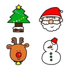クリスマスに使える絵文字の絵文字メイン画像