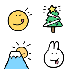 【使いやすい絵文字たち】冬バージョンの絵文字メイン画像