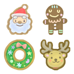 [LINE絵文字] クリスマス☆アイシングクッキー絵文字の画像