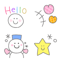 [LINE絵文字] ＊ゆるかわいい絵文字：＊の画像