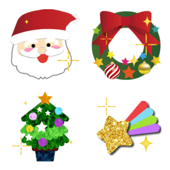 [LINE絵文字] ずっと使える大人のよく動く定番クリスマスの画像