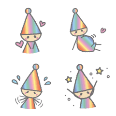 [LINE絵文字] 癒しの小人さん絵文字verの画像