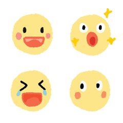 [LINE絵文字] emoji-cute faceの画像