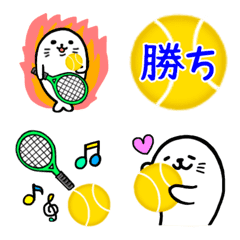 [LINE絵文字] 動く！だいすきテニスの画像